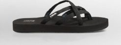 Teva Japonki damskie W'S Olowahu czarne r. 40. Czarne klapki damskie Teva, bez wzorów, sportowe, bez obcasa. Za 121.86 zł.