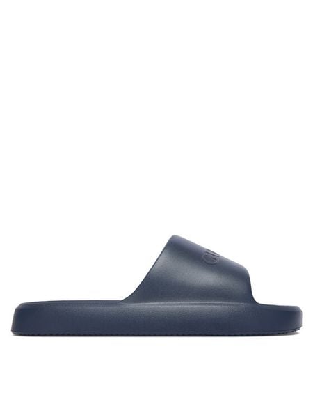Guess Klapki F6GZ04 BB00F Granatowy. Niebieskie klapki męskie Guess, z syntetyku. Za 88.99 zł.