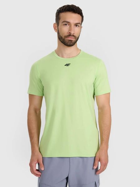 T-SHIRT TRENINGOWY MĘSKI 4F SZYBKOSCHNĄCY MULTIACTIVE. Czerwone t-shirty męskie 4f, m, bez wzorów, z bawełny, biznesowe, bez kołnierzyka. Za 75.80 zł.