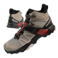 Buty trekkingowe sportowe męskie Salomon X Ultra 4 Mid GTX. Brązowe trekkingi męskie Salomon. Za 417.00 zł.