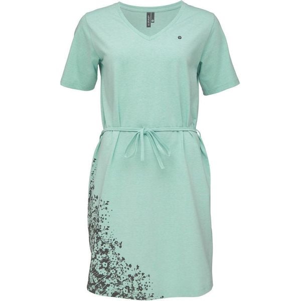 Sukienka damska LOAP Aurora, dekolt w serek, rozmiar L. Szare sukienki damskie ZSPORT, l, bez wzorów, sportowe, bez kołnierzyka, bez ramiączek, sportowe. Za 74.24 zł.