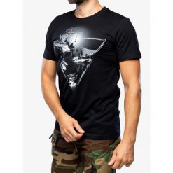 Koszulka z nadrukiem męska Helikon-Tex Night Valley. Czarne koszulki polo męskie HELIKON-TEX, m, bez wzorów, bez ramiączek. Za 104.99 zł.