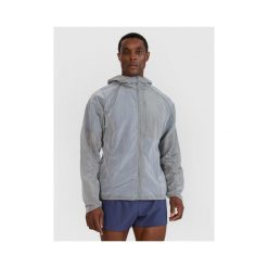 Kurtka do biegania Ultralight męska 4f 4FWSS25TTJAM698. Szare kurtki męskie 4f, m, bez wzorów, z poliamidu, do biegania. Za 137.99 zł.