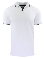 Oryginalna Koszulka Polo - Brave Soul - Biała. Białe koszulki polo męskie Brave Soul, l, bez wzorów, z bawełny, casualowe, bez ramiączek. Za 75.00 zł.