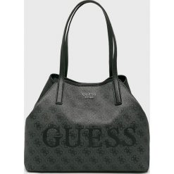 Guess Jeans - Torebka. Szare torby na ramię damskie Guess Jeans. Za 589.90 zł.