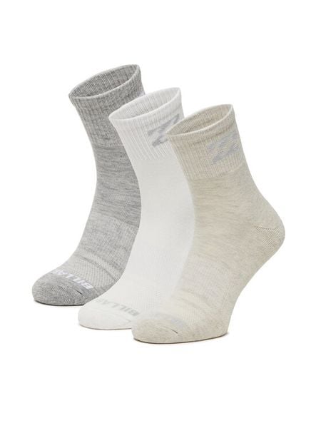 Billabong Stopki AS_BILLABONG_03Z_SS25 (3-PACK) Biały. Białe skarpety męskie Billabong, bez wzorów, z bawełny. Za 34.99 zł.