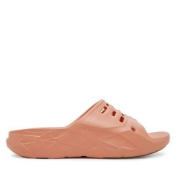 Klapki Teva. Pomarańczowe klapki damskie Teva, bez wzorów, bez obcasa. Za 119.99 zł.
