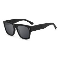 Okulary przeciwsłoneczne DSQUARED2 ICON 0004/S 003 dla mężczyzn, rozmiar 55 mm. Czarne okulary przeciwsłoneczne męskie Dsquared, prostokątne. W wyprzedaży za 682.40 zł.