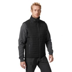 Kurtka bez rękawów Helly Hansen crew insulator 2.0. Czarne kurtki sportowe męskie Helly Hansen, s, bez wzorów, żeglarskie. W wyprzedaży za 473.05 zł.
