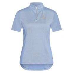 Koszulka damska Imperial Riding Tech Top Irhspeedy. Niebieskie koszulki sportowe damskie IMPERIAL RIDING, bez wzorów, bez kołnierzyka, bez ramiączek, do jazdy konnej. Za 191.00 zł.