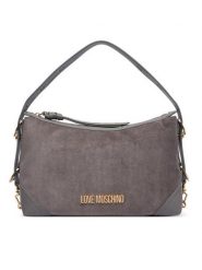 LOVE MOSCHINO Torebka JC4091PP1PLD101A Szary. Szare torebki do ręki damskie Love Moschino, bez wzorów, ze skóry, bez dodatków. Za 879.99 zł.
