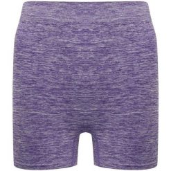 Bezszwowe Spodenki Damskie. Fioletowe szorty sportowe damskie TOMBO, bez wzorów, sportowe, trekkingowe. Za 76.99 zł.