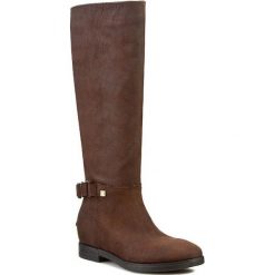 Kozaki LIU JO - Stivale Alto Bessie S64195 P0124 Dark Coffee 91314. Brązowe kozaki damskie Liu Jo, z nubiku. W wyprzedaży za 499.00 zł.