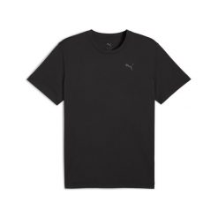 Męska koszulka do biegania z nadrukiem Faster PUMA Black Q3 & Q4. Czarne koszulki sportowe męskie Puma, l, bez wzorów, ze skóry, bez kołnierzyka, bez ramiączek, do biegania. Za 109.05 zł.