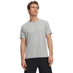 Under Armour Męska Koszulka UA Velociti Pro Krótki Rękaw 6009506. Szare koszulki sportowe męskie Under Armour, l, bez wzorów, z elastanu, bez kołnierzyka, bez ramiączek, do biegania. Za 264.10 zł.
