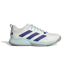 Buty halowe adidas Court Team Bounce 2.0. Białe obuwie sportowe damskie Adidas, bez wzorów, trekkingowe. Za 393.30 zł.
