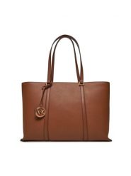 MICHAEL Michael Kors Torebka Temple 30R4G1LT3L Brązowy. Brązowe torebki do ręki damskie MICHAEL Michael Kors, bez wzorów, ze skóry, bez dodatków. Za 949.99 zł.