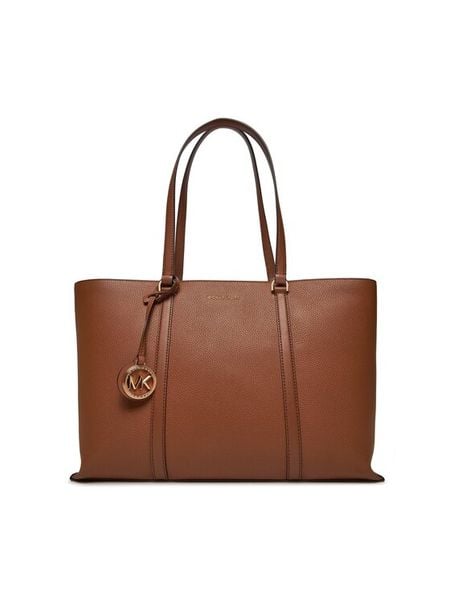 MICHAEL Michael Kors Torebka Temple 30R4G1LT3L Brązowy. Brązowe torebki do ręki damskie MICHAEL Michael Kors, bez wzorów, ze skóry, bez dodatków. Za 809.99 zł.