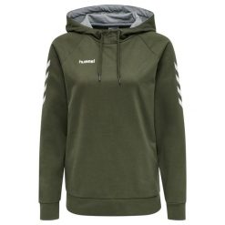 Bluza do piłki ręcznej damska Hummel hml GO z kapturem. Brązowe bluzy sportowe damskie Hummel, s, bez wzorów, z kapturem, do piłki ręcznej. W wyprzedaży za 180.00 zł.
