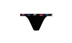 Dół od bikini damski Puma SWIM TANGA czarny 93808301 r M. Czarne bikini damskie Puma, na lato, m, z aplikacjami. Za 103.76 zł.