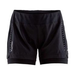 Craft Spodenki damskie Essential 2-in-1 Shorts Czarne r. L (1906029 - 999000). Spodnie dresowe damskie marki Craft. Za 153.63 zł.