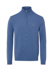 Gant sweter bez rękawów z dzianiny Mężczyźni Bawełna niebieski, L. Niebieskie swetry przez głowę męskie GANT, l, bez wzorów, z bawełny, bez kołnierzyka. Za 699.95 zł.