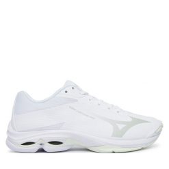 Buty halowe Mizuno. Białe obuwie sportowe damskie Mizuno, bez wzorów, mizuno wave. Za 539.99 zł.