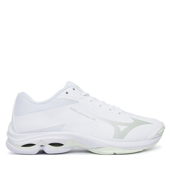 Buty halowe Mizuno. Białe obuwie sportowe damskie Mizuno, bez wzorów, mizuno wave. Za 512.99 zł.