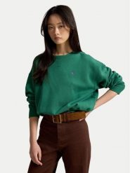 Polo Ralph Lauren Bluza 211978306515 Zielony Regular Fit. Zielone bluzy damskie Polo Ralph Lauren, xs, bez wzorów, z bawełny, bez kaptura. Za 819.99 zł.