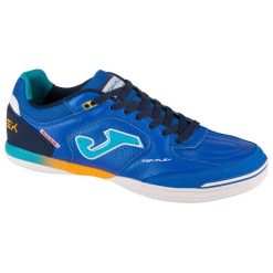 Buty halowe do piłki nożnej męskie, Top Flex 24 TOPW. Niebieskie buty sportowe męskie Joma, bez zapięcia, do piłki nożnej. Za 249.99 zł.
