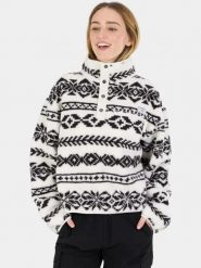 Sweter Damski Fundango Pacha. Brązowe swetry damskie Fundango, na zimę, s, bez wzorów, z materiału, sportowe, bez kołnierzyka, bez ramiączek, bez kaptura. Za 299.00 zł.