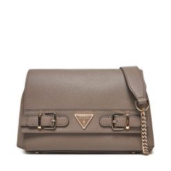 Torebka Guess. Brązowe torebki do ręki damskie Guess, z aplikacjami, klasyczne, bez dodatków. Za 319.99 zł.