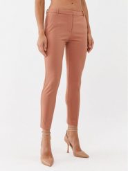 Pinko Spodnie materiałowe Bello 100155 A15M Brązowy Slim Fit. Brązowe spodnie materiałowe damskie Pinko, m, bez wzorów, z materiału. Za 1,049.00 zł.