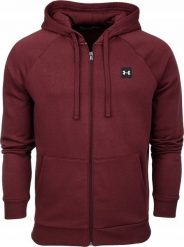 Under Armour Bluza męska Under Armour Rival Fleece FZ Hoodie bordowa 1357111 690 S. Czerwone bluzy męskie Under Armour, m, bez wzorów, bez kaptura. Za 254.35 zł.