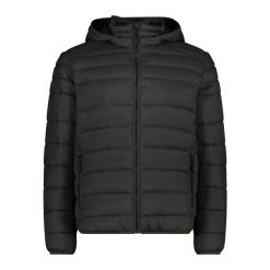 Kurtka z kapturem CMP Snaps. Szare kurtki męskie CMP, m, bez wzorów, z puchu, z kapturem, narciarskie. Za 506.00 zł.