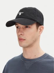 Barbour Czapka z daszkiem Cascade MHA0274BK11 Czarny. Czarne rękawiczki męskie Barbour, bez wzorów, z bawełny. Za 189.99 zł.