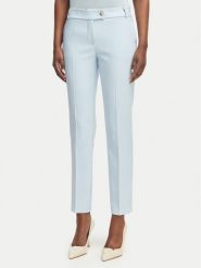 Rinascimento Spodnie materiałowe CFC0128638003 Niebieski jasny Slim Fit. Niebieskie spodnie materiałowe damskie Rinascimento, l, bez wzorów, z materiału. Za 409.99 zł.