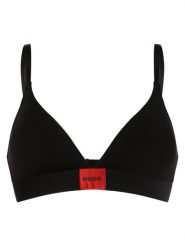 HUGO biustonosz typu bralette Kobiety Dżersej czarny, XS. Czarne biustonosze Hugo, z aplikacjami, z dżerseju. Za 219.95 zł.