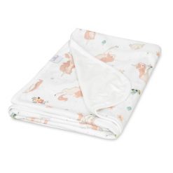 Kocyk BAMBOO bambusowy-dwustronny w pudełku 75x100. Brązowe kocyki dla dzieci Multitex, z bawełny. Za 88.17 zł.