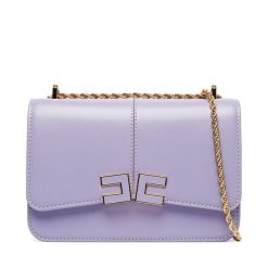 Torebka Elisabetta Franchi. Fioletowe listonoszki damskie Elisabetta Franchi, bez wzorów, bez dodatków. Za 1,659.99 zł.