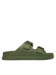 Blauer Klapki S6HOLLEY02/EVA Zielony. Zielone klapki męskie Blauer, ze skóry. Za 199.99 zł.