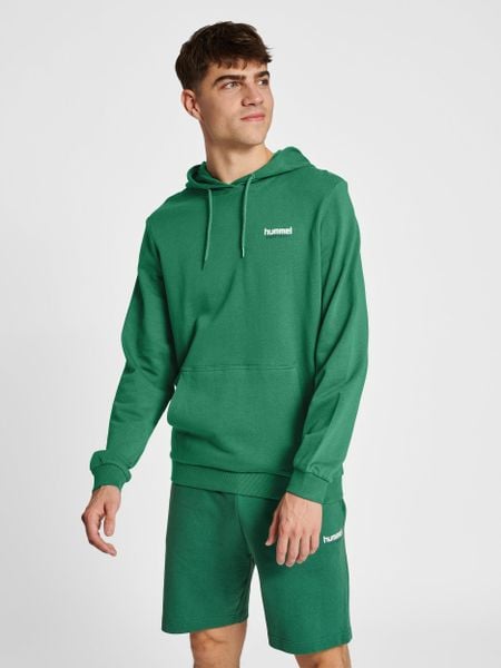 Bluza z kapturem Hummel lgc Gabe. Zielone bluzy męskie Hummel, s, bez wzorów, z bawełny, z kapturem, na fitness i siłownię. Za 228.90 zł.