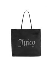 Juicy Couture Torebka BIJXT8692WZC Czarny. Czarne torebki do ręki damskie Juicy Couture, bez wzorów, z poliesteru, bez dodatków. Za 439.99 zł.