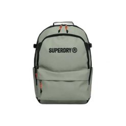 Plecak roboczy dla kobiet z plandeki Superdry. Zielone plecaki damskie Superdry., bez wzorów. Za 449.25 zł.