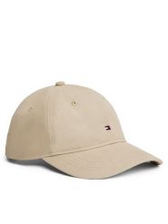 Tommy Hilfiger Czapka z daszkiem Th Flag Soft 6 Panel AW0AW17781 Brązowy. Brązowe rękawiczki damskie Tommy Hilfiger, bez wzorów, z bawełny. Za 149.99 zł.