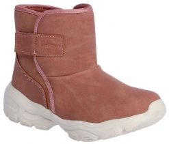 Dziecięce zimowe buty Loap Aina wodoodporne - rozmiar 33. Fioletowe buty zimowe dziewczęce WINTER TIME, bez wzorów, z materiału, bez zapięcia. Za 88.03 zł.
