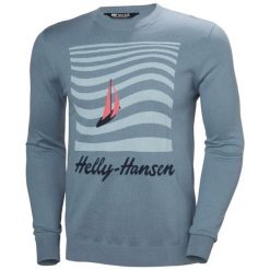 Pulower Helly Hansen Quayside. Niebieskie bluzy męskie Helly Hansen, bez wzorów, bez kaptura. Za 425.50 zł.