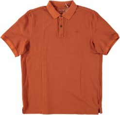 Męski T-Shirt Mustang Style Pablo PC Polo Burnt Ochre 1016297 7105. Brązowe koszulki polo męskie Mustang, m, bez wzorów, bez ramiączek. Za 69.99 zł.