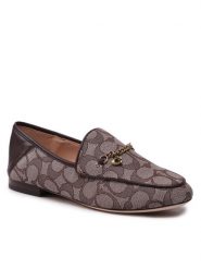 Coach Loafersy Hanna Textured Jacq CC888 Brązowy. Brązowe mokasyny damskie Coach, z materiału. Za 839.99 zł.