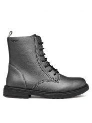 Geox Kozaki Jr Eclair J049QD 000BC C1357 M Szary. Szare buty zimowe dziewczęce Geox, bez wzorów, ze skóry, bez zapięcia. Za 299.99 zł.